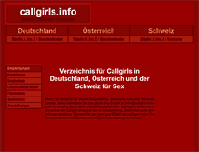 Tablet Screenshot of callgirls.info